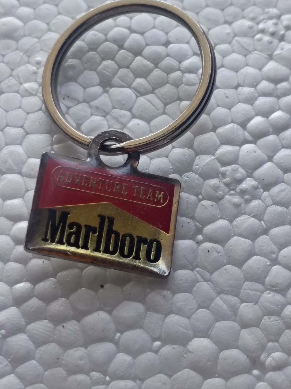 Marlboro Adventure Team Keychain - Red & Gold VERY RARE!